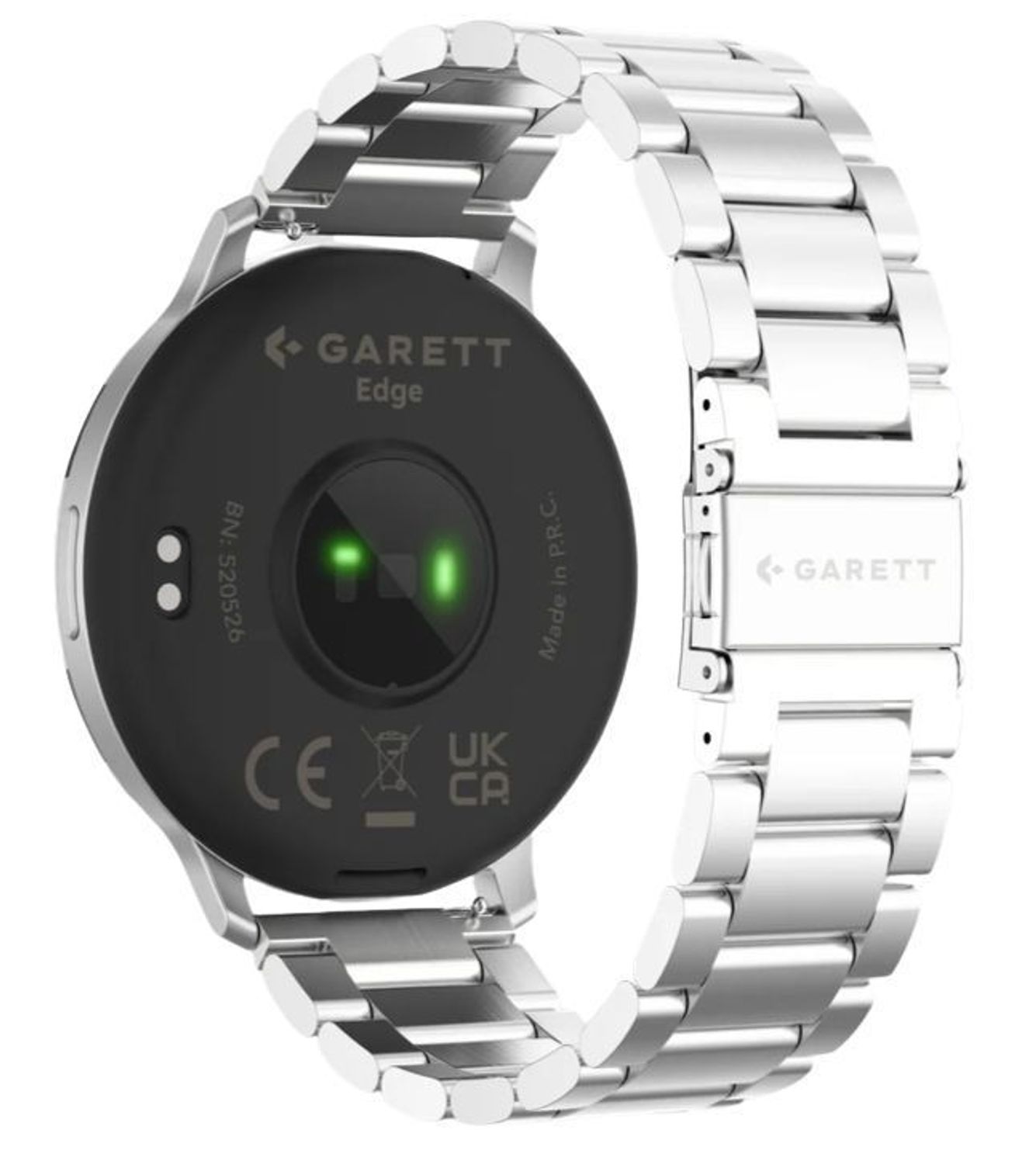 Smartwatch męski Garett Edge srebrny solid AMOLED 1,73″ + brązowy pasek (4).jpg